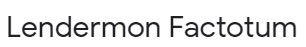 Lendermon Factotum Logo