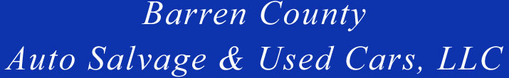 Barren Co Auto Salvage & Used Cars Logo