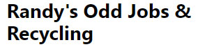 Randys Odd Jobs & Recycling Logo