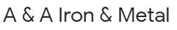 A & A Iron & Metal Logo
