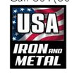 USA Iron and Metal Logo